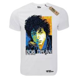 T-shirt unisex T-cool λευκό Bob Dylan and his band, 900-7694