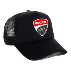 Καπέλο τζόκεϊ trucker Takeposition Μαύρο Ducati corse logo 910-9013-02