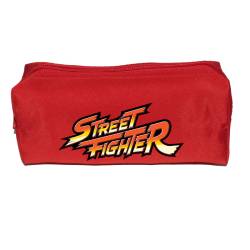Κασετίνα με φερμουάρ 1 θέσης Takeposition Pole , Street Fighter Logo, 7x17x4cm, Κόκκινη, 977-4756-05