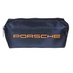 Κασετίνα με φερμουάρ 1 θέσης Takeposition Pole , Porsche Logo, 7x17x4cm, Μπλε σκούρο, 977-9064-17