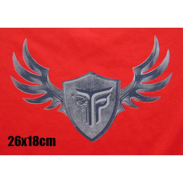 T-shirt v neck ανδρικό Takeposition, Steel Wings, κόκκινο, 308-0017 