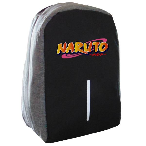 Takeposition Anime Naruto Σχολική τσάντα Razor 1κεντρική θέση Rpet 600D 44Y x 34Μ x 10Π Μαύρο/γκρι 973-1053 
