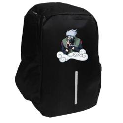 Takeposition Anime Naruto Kakashi Hatake Σχολική τσάντα Razor 1κεντρική θέση Rpet 600D 44Y x 34Μ x 10Π, Μαύρο, 973-1342-02