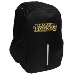 Takeposition League of Legends  Σχολική τσάντα Razor 1κεντρική θέση Rpet 600D 44Y x 34Μ x 10Π, Μαύρο, 973-4689-02