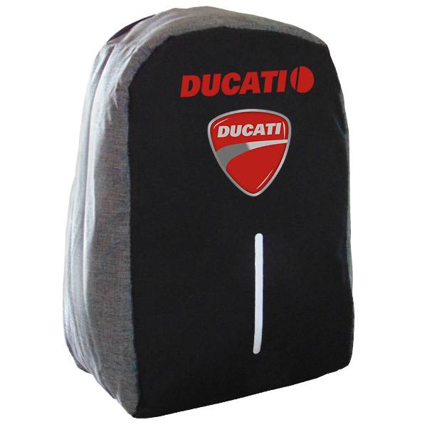 Takeposition Ducati Σακίδιο πλάτης Razor 1κεντρική θέση Rpet 600D 44Y x 34Μ x 10Π Μαύρο/γκρι 973-9056 