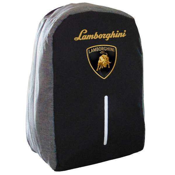 Takeposition Lamborghini Σακίδιο πλάτης Razor 1κεντρική θέση Rpet 600D 44Y x 34Μ x 10Π Μαύρο/γκρι 973-9058 