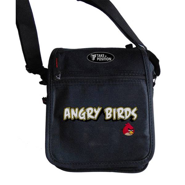 Takeposition Τσαντάκι ώμου Unisex  Angry Birds, Μαύρο, 23x18x8.50cm, 983-4714 