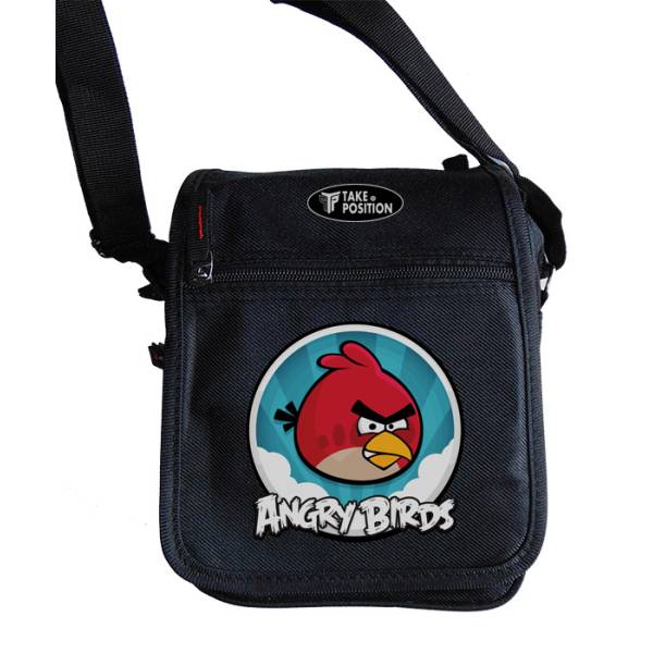 Takeposition Τσαντάκι ώμου Unisex  Angry Birds, Μαύρο, 23x18x8.50cm, 983-4743 