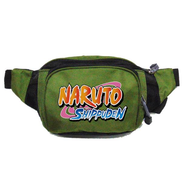 Τσαντάκι μέσης unisex Anime Naruto Shippuden logo, Takeposition Πράσινο, 960-1006-14