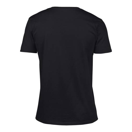 T-shirt v λαιμόκοψη  ανδρικό Takeposition Kiss μαύρο 308-7505
