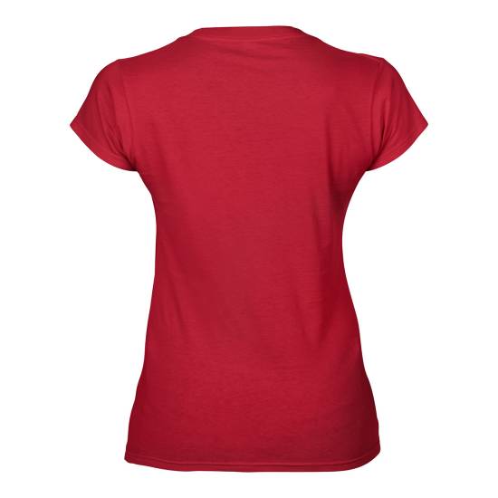 Γυναικείο μπλουζάκι V λαιμόκοψη Takeposition Logo, Κόκκινο, 502-0033-14-05