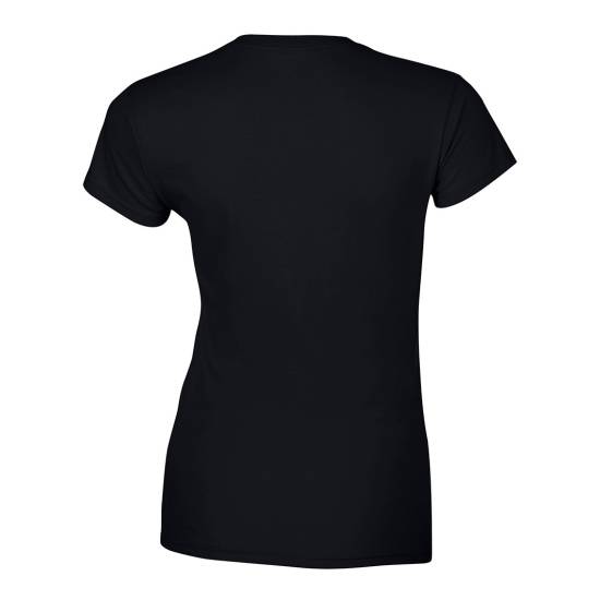 Μπλουζάκι Γυναικείο βαμβακερό TAKEPOSITION, Happy, Μαύρο, 504-5027-02