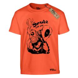 T-SHIRT ΠΑΙΔΙΚΟ TAKEPOSITION, SMILE FOR ME, ΠΟΡΤΟΚΑΛΙ, 801-1013