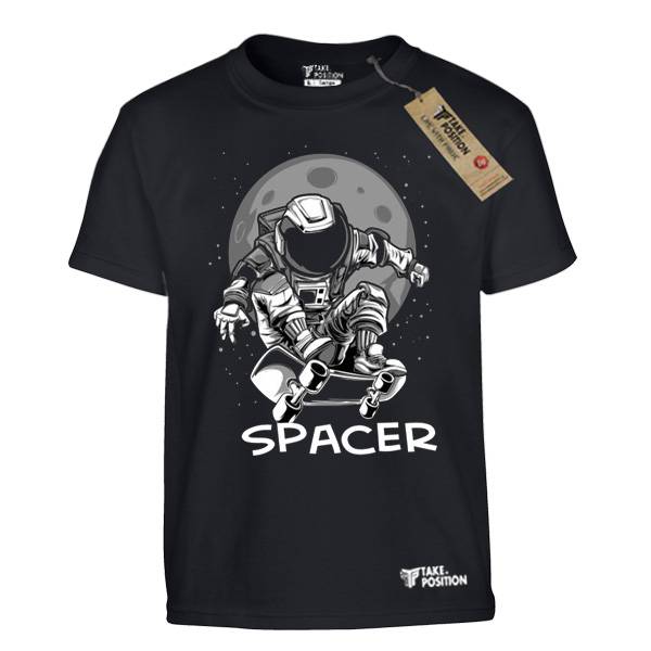 T-shirt παιδικό Takeposition Spacer, μαύρο, 801-1509 