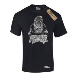 T-SHIRT ΒΑΜΒΑΚΕΡΟ TAKEPOSITION ZOMBIE MADNESS, ΜΑΥΡΟ, 307-1510