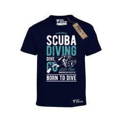 T-shirt παιδικά Takeposition Scuba diving Μπλε 801-2001