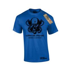 Takeposition t-shirt ΒΑΜΒΑΚΕΡΟ  ανδρικά Underwater adventure, μπλε royal, 307-5519