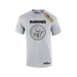 Ανδρικά μπλουζάκια κοντομάνικα ΒΑΜΒΑΚΕΡΟ Takeposition Ramones, Γκρι, 307-7504