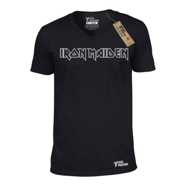 T-shirt v λαιμόκοψη Takeposition Iron Maiden μαύρο 2XLARGE, 308-7511-2XL-MAY-PROSF 
