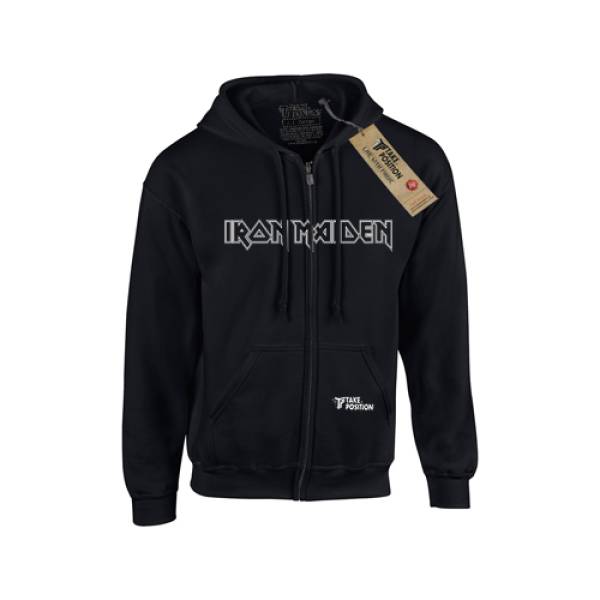 Ανδρική ζακέτα φούτερ με κουκούλα Takeposition Iron Maiden μαύρο 315-7511.1