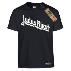 Παιδικό μπλουζάκι κοντομάνικο Takeposition Judas Priest μαύρο 801-7512