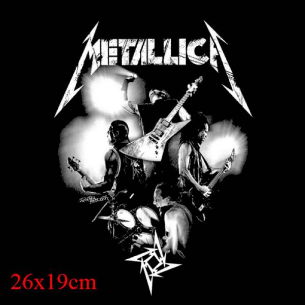 Ανδρικές μπλούζες μακρυμάνικες Takeposition Metallica group, μαύρο, 312-7523 