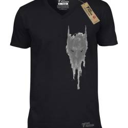 T-shirt V neck ανδρικό, Takeposition, Black Knight, Μαύρο, 308-8513