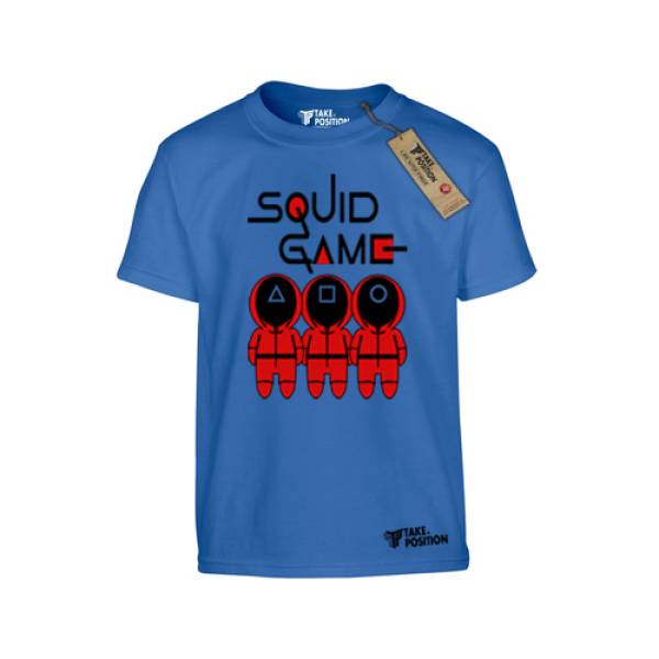 T-shirt παιδικό Takeposition, Squid games quards, μπλε, 801-8515-G 