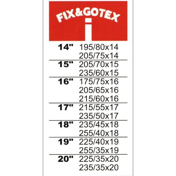 ΧΙΟΝΟΚΟΥΒΕΡΤΑ FIX+&GO TEX (I), 13169 