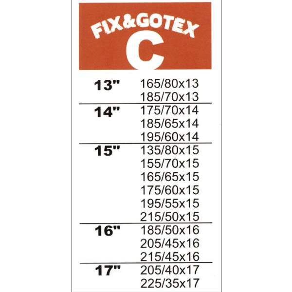 ΧΙΟΝΟΚΟΥΒΕΡΤΑ FIX+&GO TEX (C), 13163 