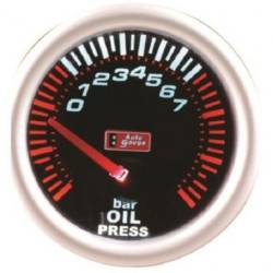 Όργανα auto gauge πίεσης λαδιού σε μαύρο, 11645