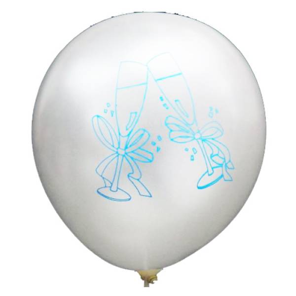 100τεμ μπαλόνιa latex 30cm party n.90, Swan, m8006-par 