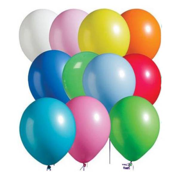 100τεμ μπαλόνιa latex 30cm διάφορα Ν.100 35cm, Swan, m8010 