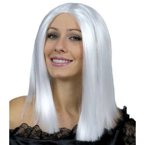 Περούκα γέρου χρόνου λευκή Maskarata, a0150